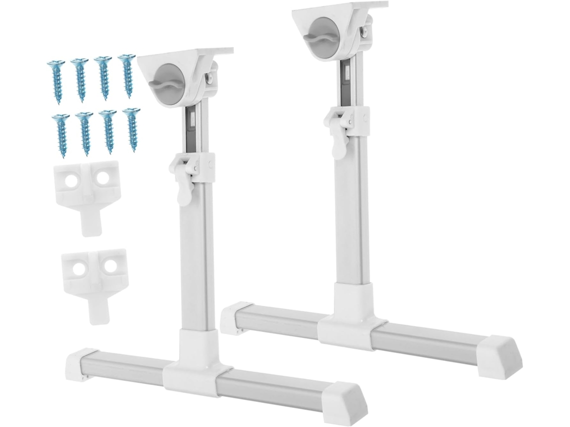 Shineofi 1-conjunto De Pés Mesa Dobráveis Para Móveis Diy, Pés De Altura Ajustáveis Para Cama E Mesa, Resistentes