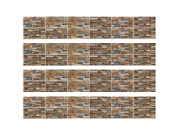Lurelia Azulejo Adesivo Folhas Cozinha Banho Pvc Autoadesivo Impermeável Removível Branco 48 Unidades 20x10 Cm Quarto