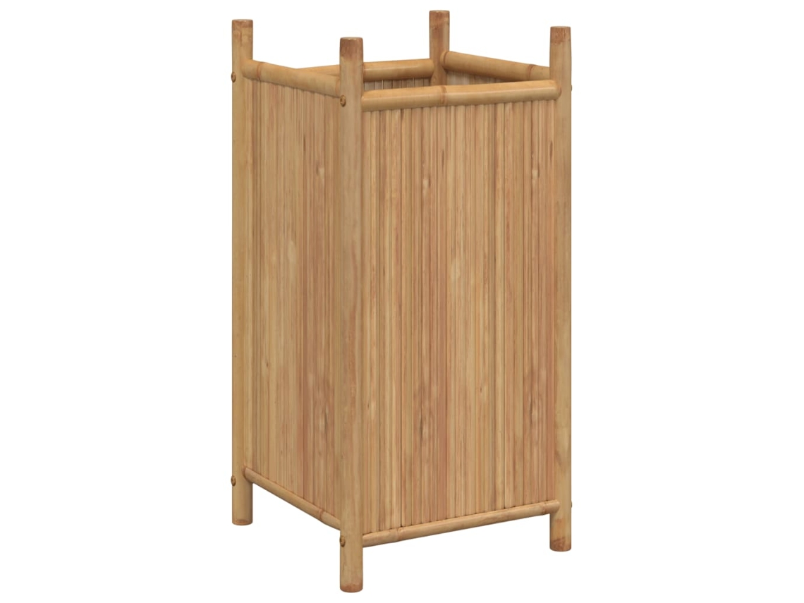 Canteiro VIDAXL Marrom Bambu 40X40X80 Cm