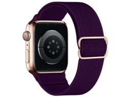 Bracelete Para Apple Watch 38/40/41/42mm Roxo Escuro Cuich