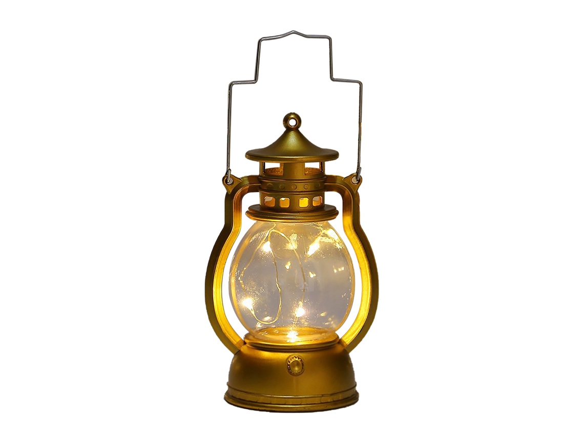 Lâmpada De Óleo Vintage Pequena Laxiscreed Com Luz De Led E Luminária Prática, Funciona Com 3 Pilhas Ag10