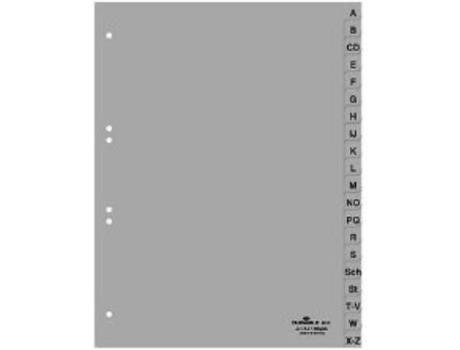 Separador  651010 Cinzento (A4 - 23 x 29,7 cm)