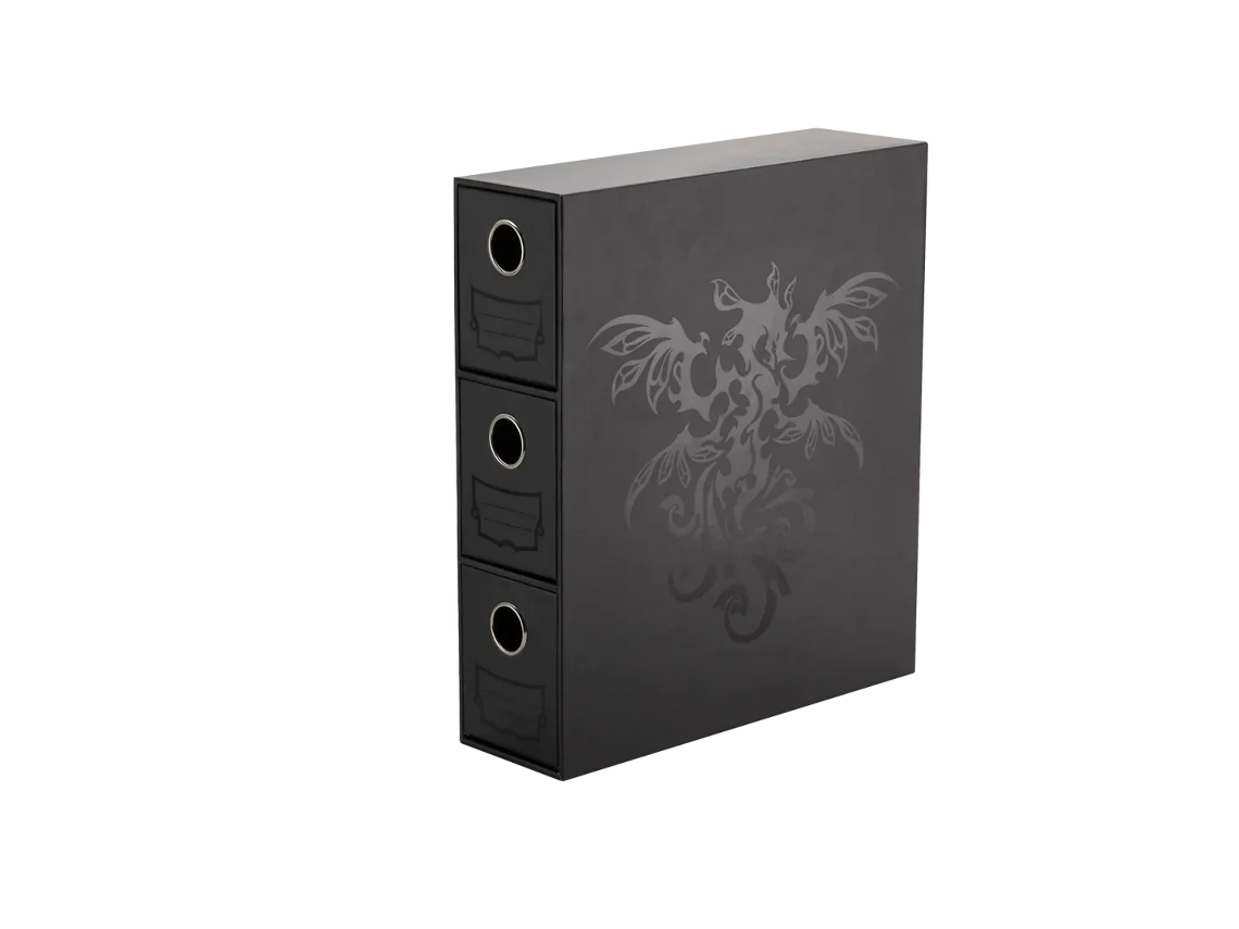 Dragon Shield Gavetas de Cartas Fortaleza Preto En GAMEGENIC
