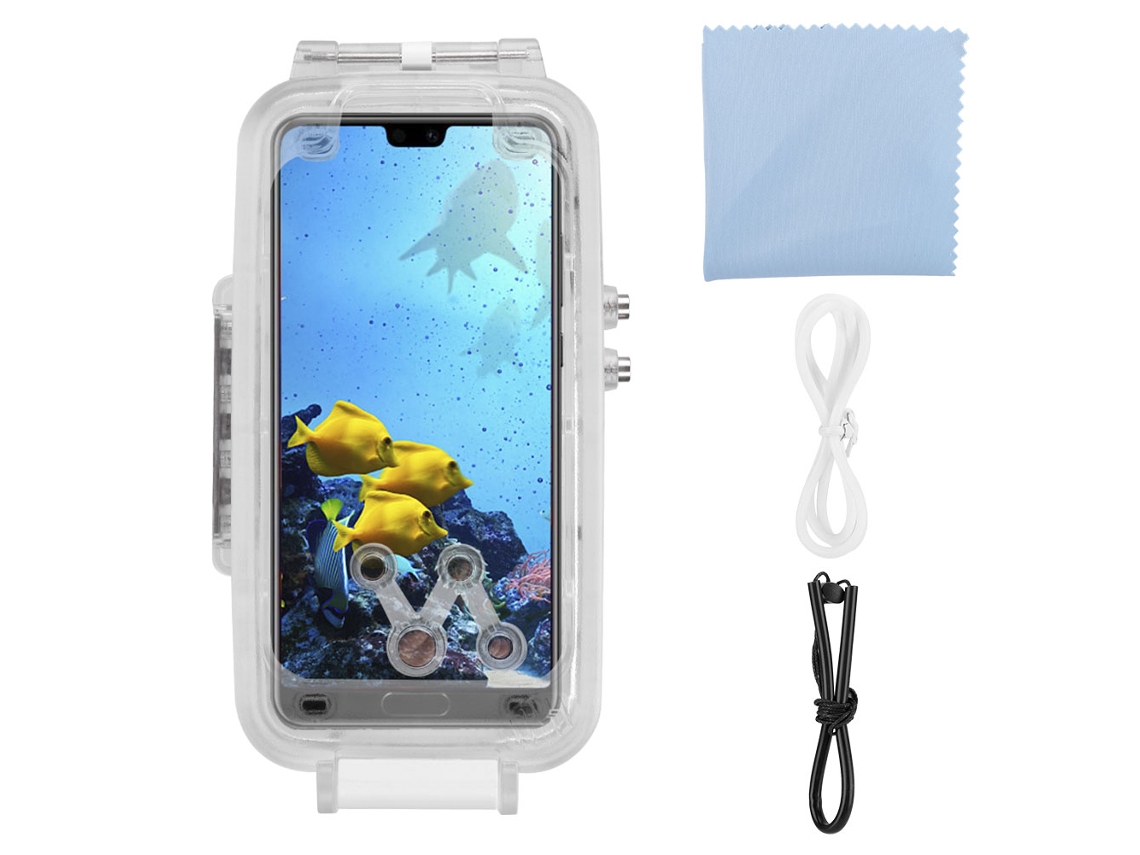 Capa de Mergulho Huawei P20 com Proteção para Telefone À Prova D'água Até 40 Metros EOOCOO