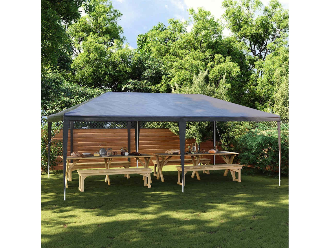 Vidaxl Tenda Para Festas 4x6 M 90 G/m² Antracite