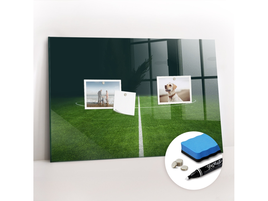 Quadro Magnético De Parede Campo De Futebol Para A Sala De Estar Espelharte (60x40 Cm)
