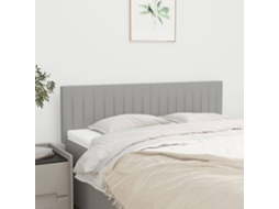 Vidaxl Cabeceiras Cinzento-claro 144x5x78/88 Cm Tecido