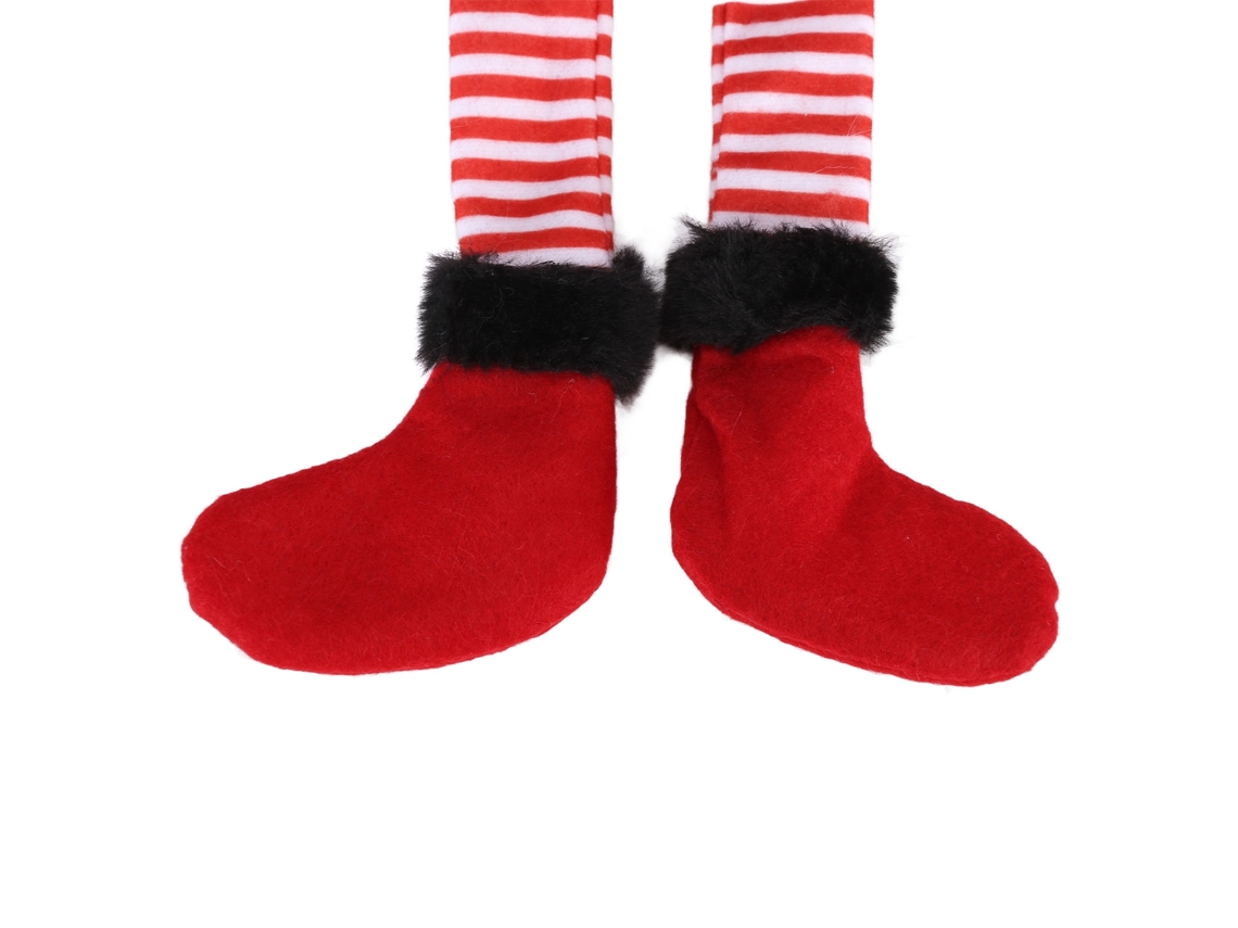 Saco De Presente De Natal (design Sem Rosto + Cinza Floresta Profunda) Eoocoo