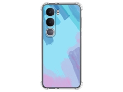 Capa Tumundosmartphone De Silicone Resistente A Impactos Para Vivo Y31 5g / Y21d Com Estampa Em Aquarela 10 Desenhos