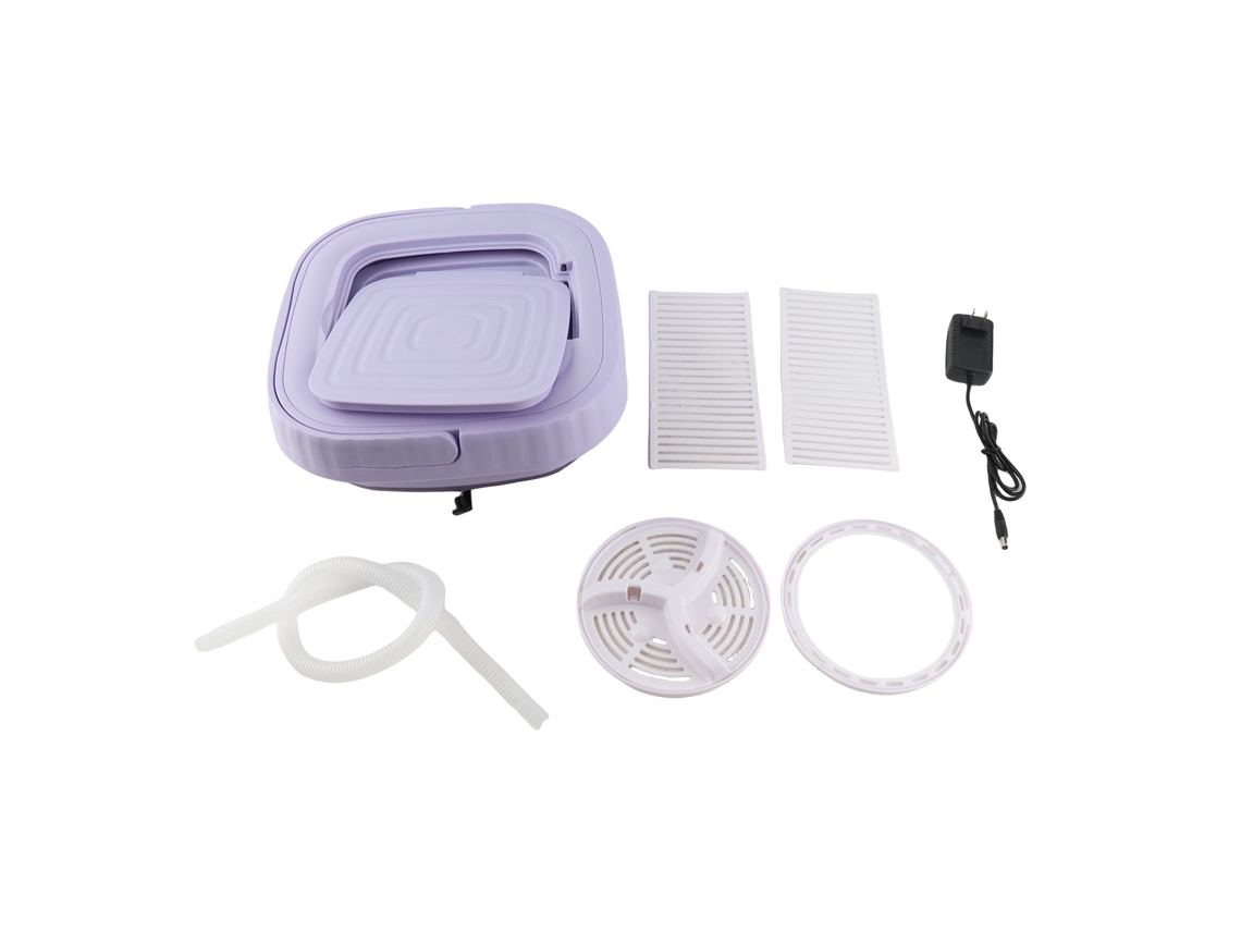 Lavadora portátil 11l mini dobrável com tubo de esgoto S/MARCA
