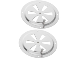 Placa De Ventilação Redonda De Aço Inoxidável De 2 Peças Com Botão Lateral À Prova D'água