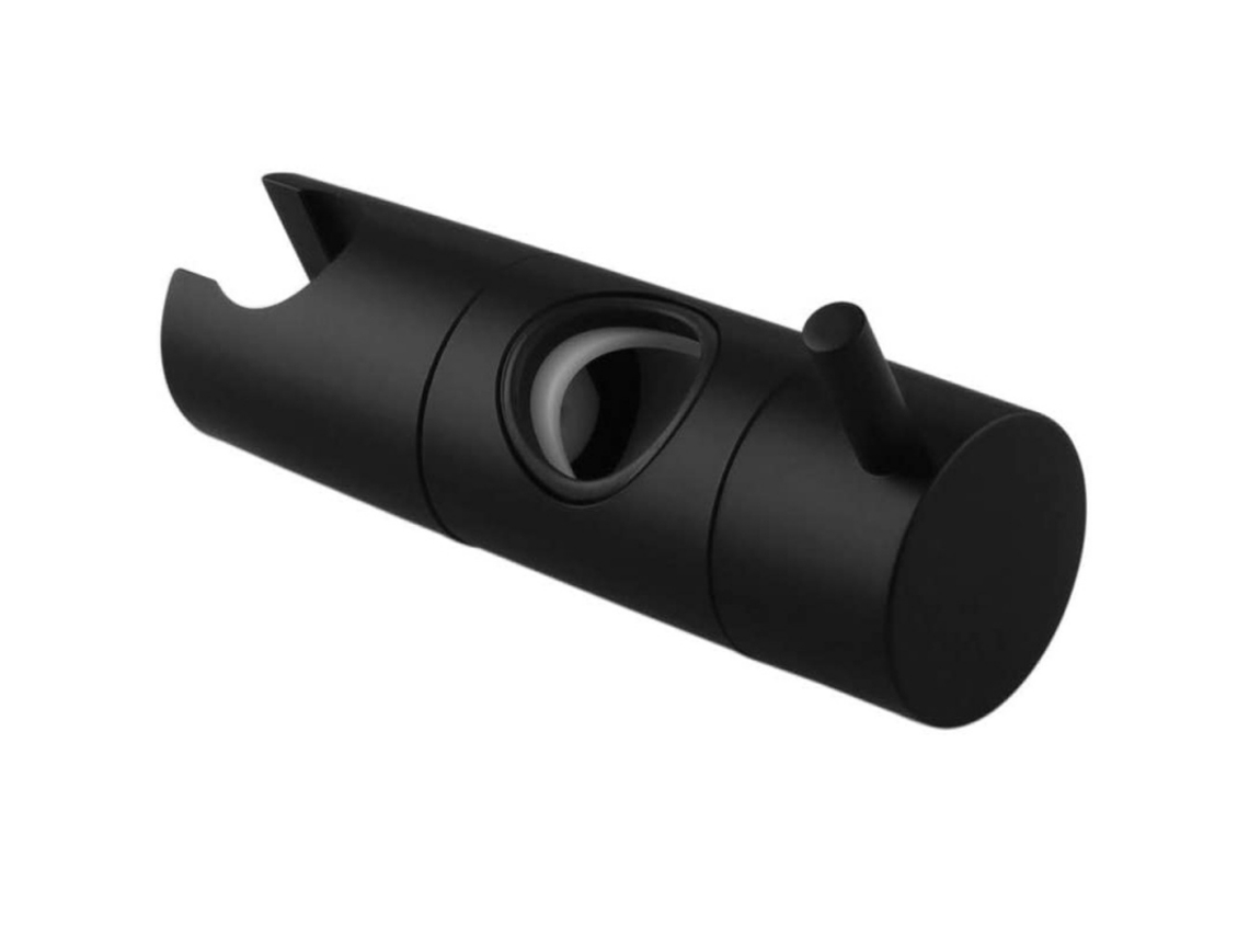 Lurelia Suporte Ventosa Para Chuveiro Abs Preto 22 Mm Rotação 360º Ajustável