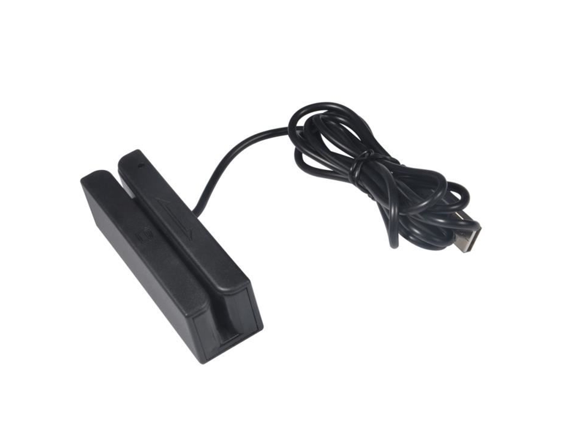 Leitor de Cartão Usb HURRISE Msr580 Leitor de Cartão de Tarja Magnética Usb Digitalização Magnética de 3 Trilhas Computação Interna
