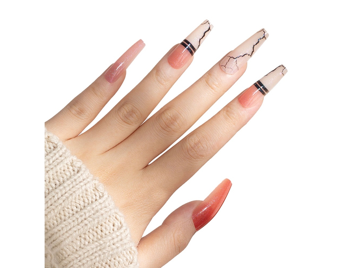 Elysve Unhas Postiças Em Algodão Natural E Madeira