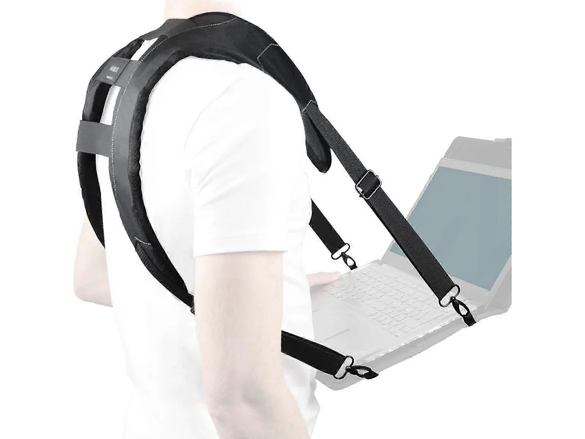 Suporte Para Laptop E Tablet Com Alças Ajustáveis E 4 Ganchos Brilvibera