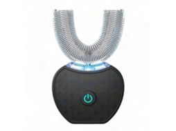 Escova De Dentes Elétrica Em Forma De U 360 - Escova De Dentes Automática Para Adultos E Crianças (preto)