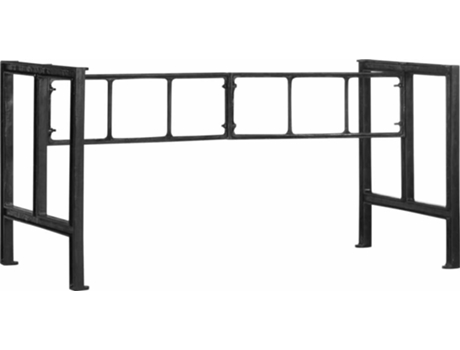Pernas de Mesa VIDAXL Preto (Ferro fundido - 150 x 68 x 73 cm)
