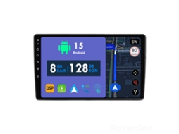 Auto Rádio Carro Bluetooth Autoradio 8GB RAM 128G ROM CarPlay Navegação GPS RoverOne para Fiat Ducato Peugeot Boxer Citroen Jumper 2006-2022