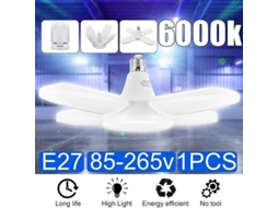 Lâmpada Led, Base E27, 60w, 85-265v, 6000k, Para Uso Residencial, Comercial Ou Substituição De Fontes Convencionais