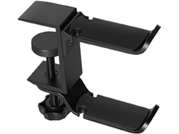 Didiseaon Support Pour Casque Audio De Bureau Double Matériau Plastique Et Silicone Robuste Crochet Sous