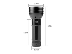 Lanterna Uv Ultra Violeta Luz Negra Lâmpada 51 Led 395 Nm Alumínio SUNNY SPACES