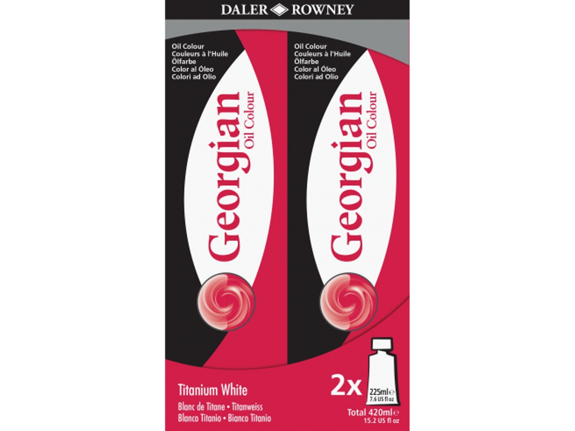 Pack Óleo Georgiano Branco Titânio 2X225 Ml