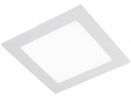 Candeeiro de Teto Embutida  Extraplano Cuadrado (Branco - LED - 20 W - Alumínio - 225x225x22 mm)