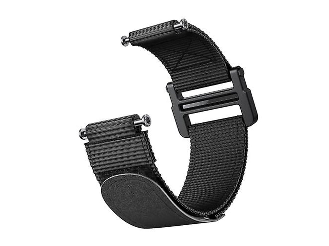 Pulseira De Nylon Com Fecho Velcro, Compatível Relógio Garmin Forerunner 735xt, Preta