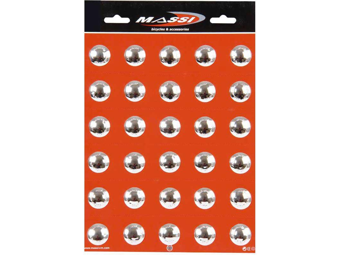 Massi End Plug Handlebar Chromed Kit 30 Units