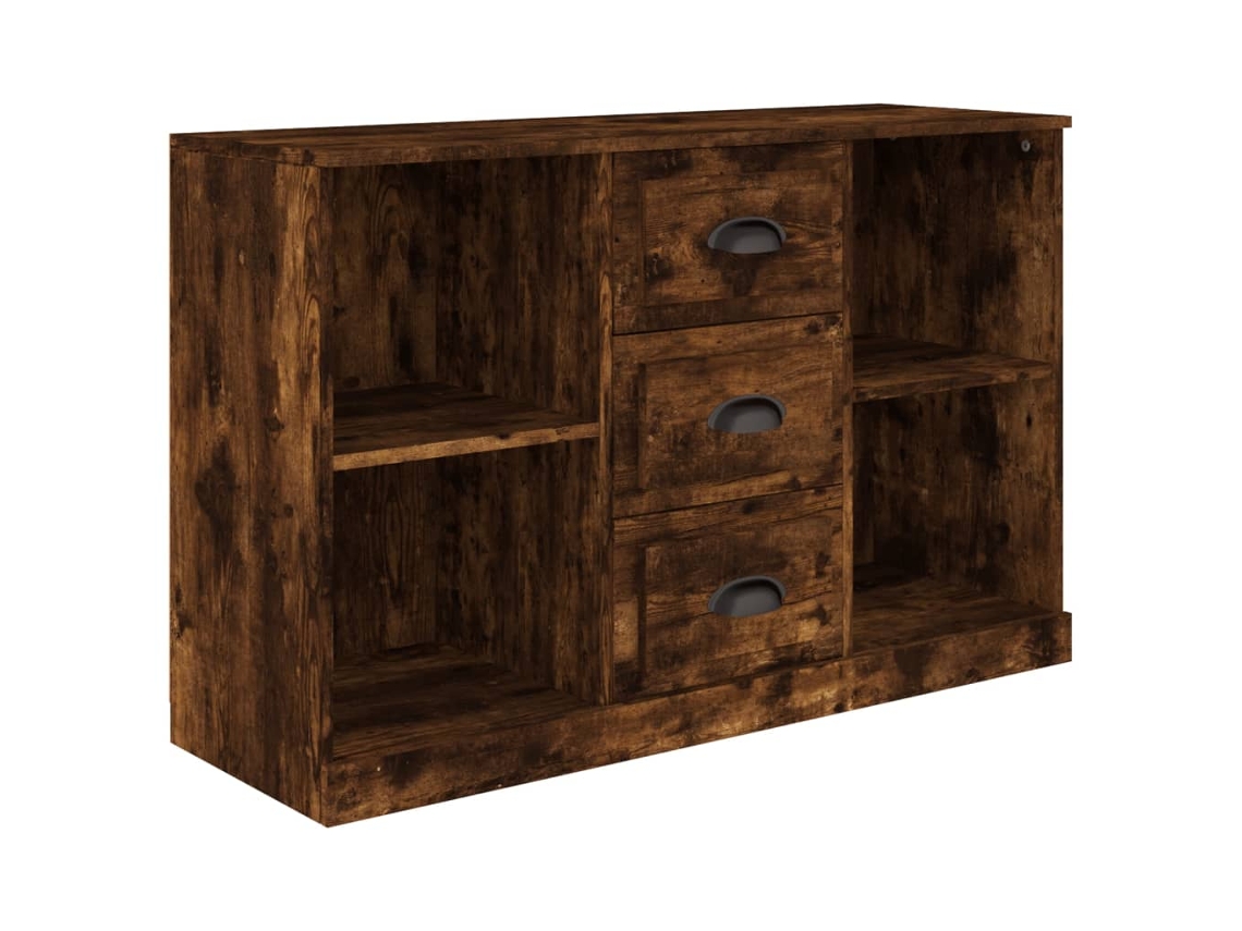 Aparador MAISON EXCLUSIVE em madeira de carvalho defumada (104,5 x 35,5 x 67,5 cm)