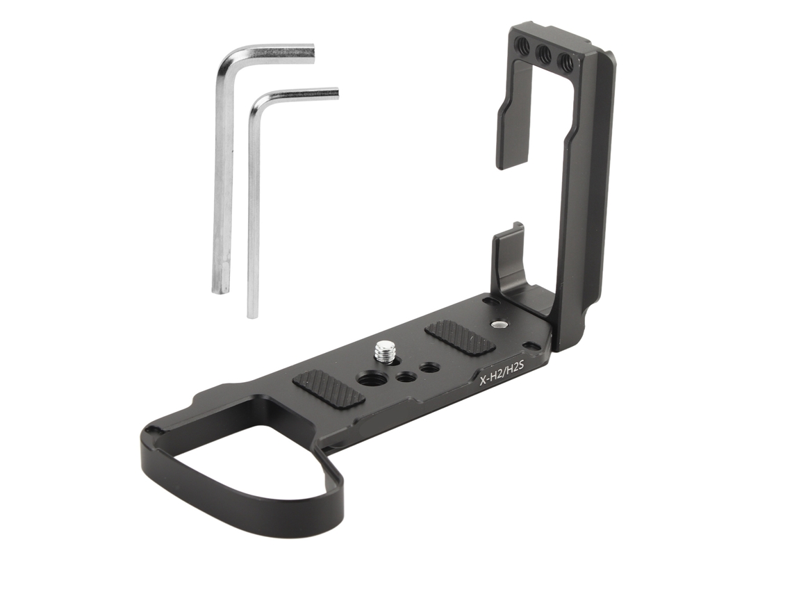 L Bracket Vertical Horizontal Switching Quick Release Plate With 1/4 Inch Screw For Fujifilm X H2 X H2s Camera For Dji Ronin Rs2 Rs3 Stabilizer