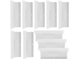 Rebe contrapeso para Persianas Verticales 10 Piezas 127mm Blanco para Lamas Verticales Práctico Y Resistente