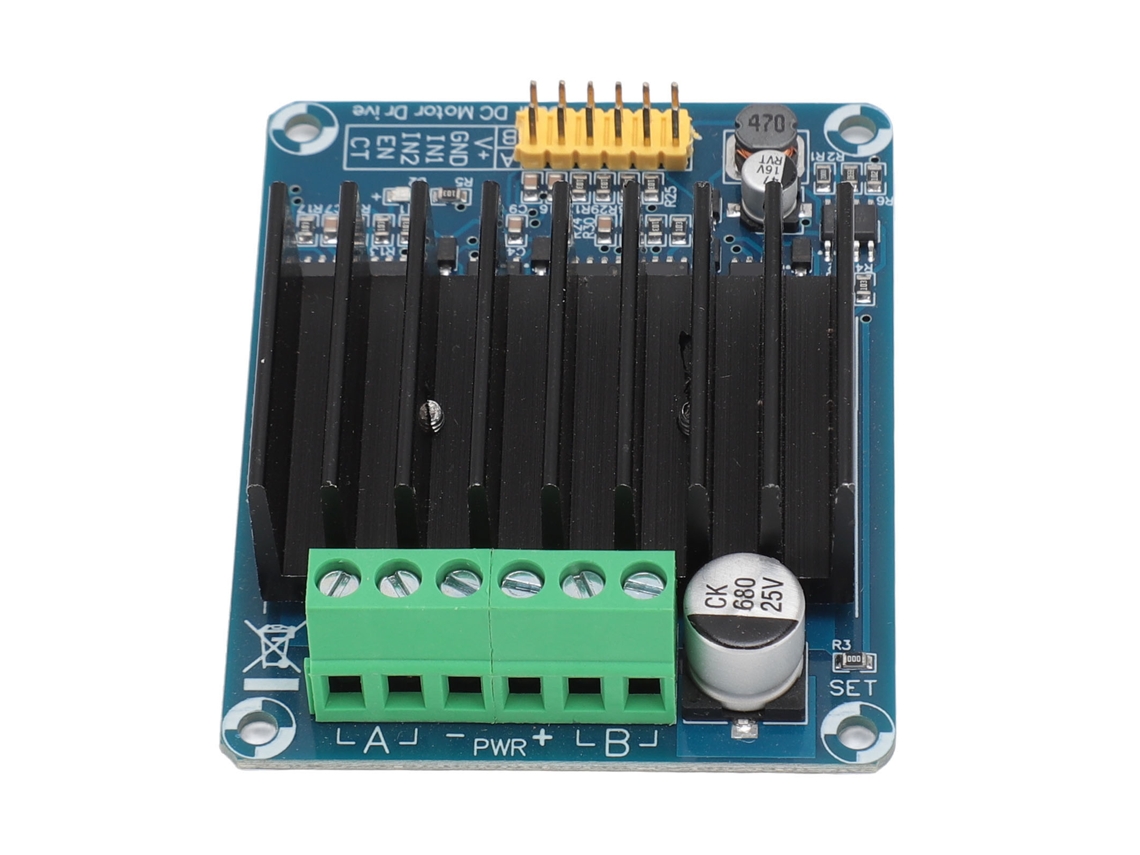 Módulo Controlador De Motor De Corrente Contínua De Dois Canais Com Ponte H Reversível Pwm 0‑30a 5‑12v