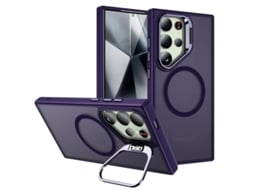 Suporte Magnético Compatível Com Capas De Celulares Samsung.roxo Escuro fecho Magnético Com Toque Suave - S25fe