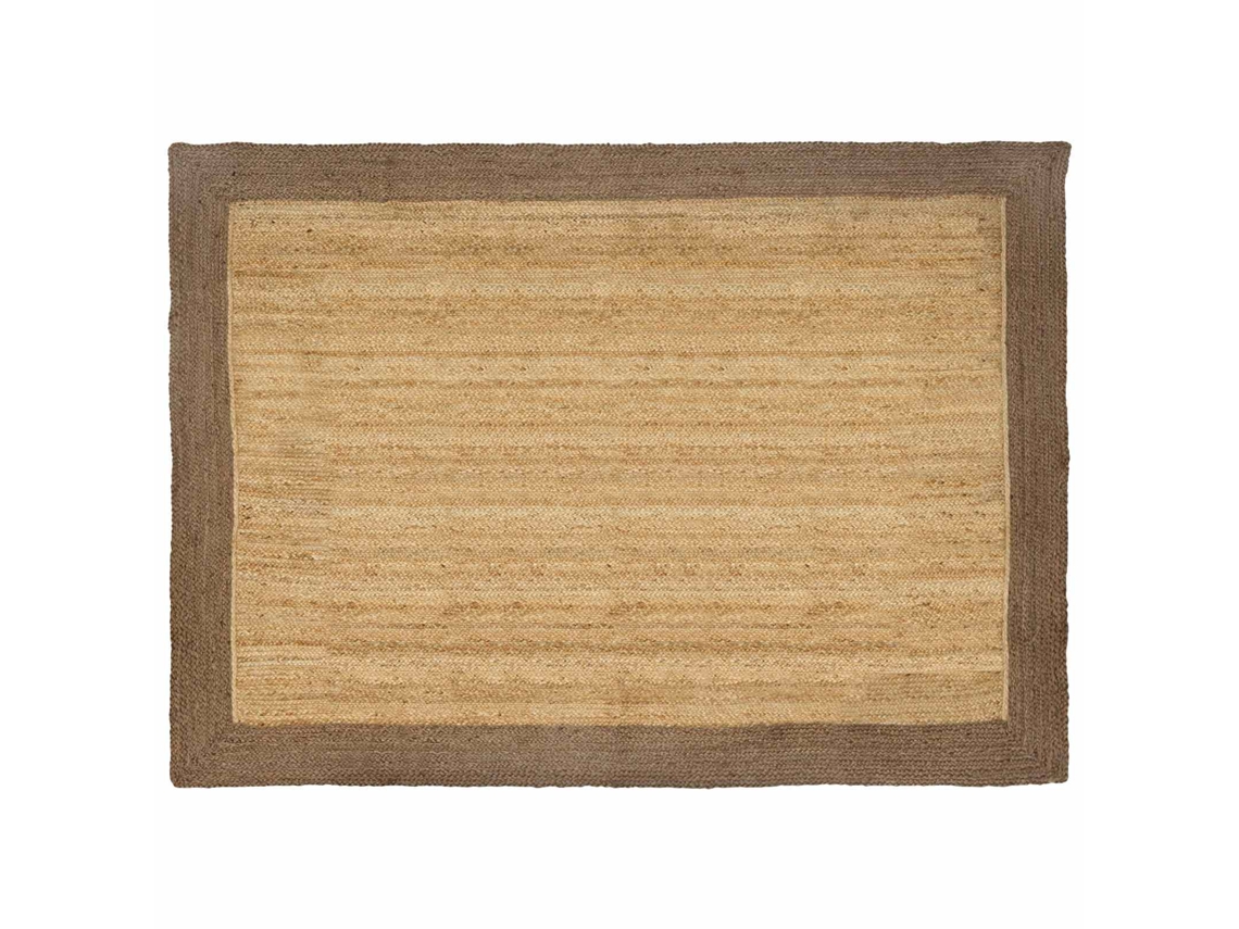 Conjunto 1 Tapete Moderno Vidaxl Cinzento Juta (200 X 290 Cm)