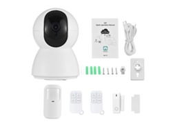 Laxiscreed Câmera Iot De 3mp Com Wifi 2,4g E Alarme Inteligente Para Segurança Residencial