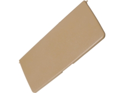 Conjunto de 2 peças de espelhos retrovisores para carro, incluindo um quebra-sol e um espelho de cortesia, em plástico.