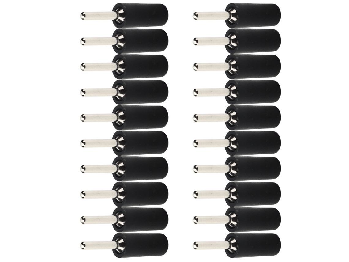 Laxiscreed Conjunto De 20 Plugs De Banana De 2mm, Níquel, À Prova D'água, Para Ligações Seguras