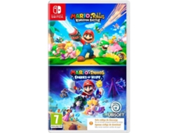 Jogo NSW Mario  Rabbids Double Pack (Código de Descarga na Caixa)