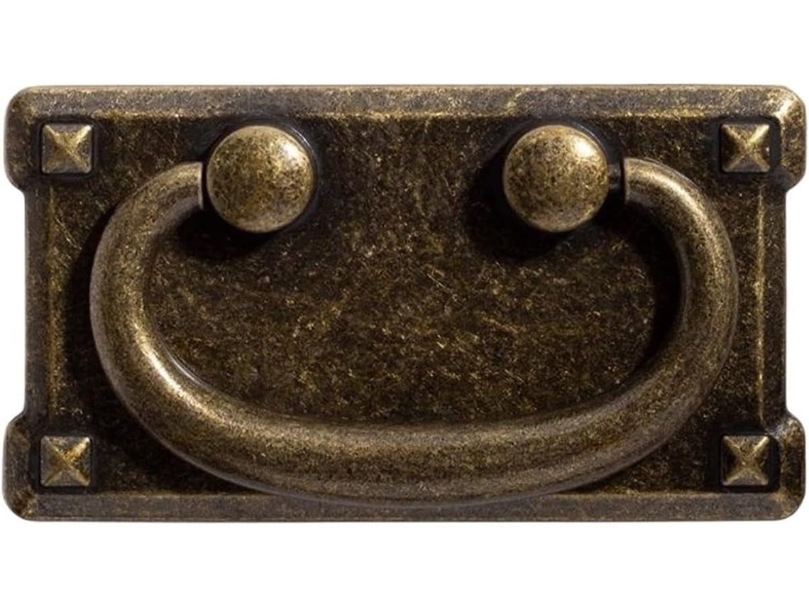 Puxadores Clássicos Para Armários De Cozinha, Guarda Roupas, Racks De Tv, Cômodas, Etc Bronze Antigo, 2 Peças