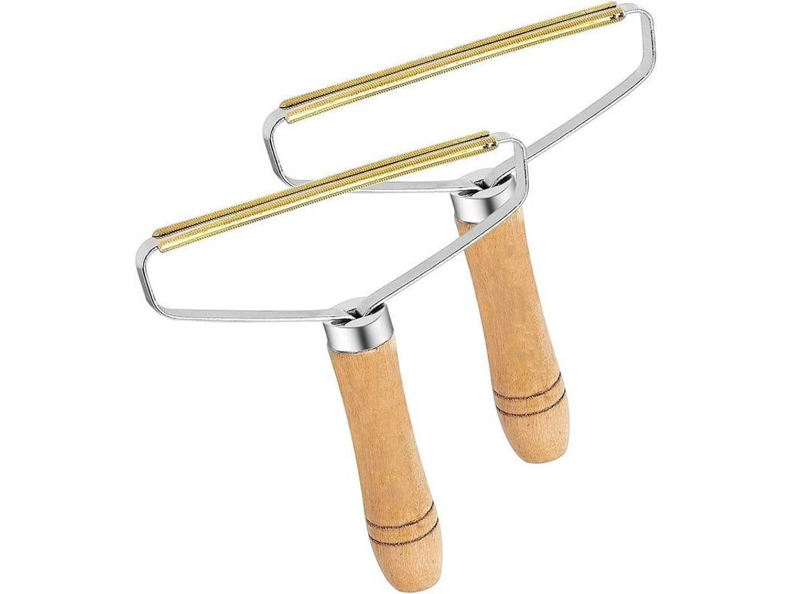 Removedor de Pelusas Portátil Nova Line, 2pcs rolo manual com cabo de madeira | S/MARCA