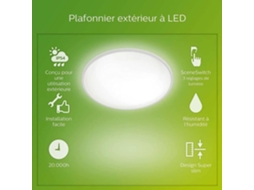 Philips LED Teto Light Superslim - 15W - Branco