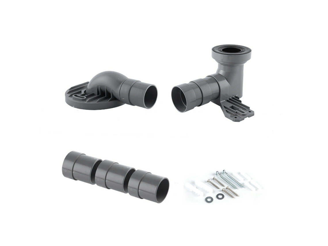 Adaptador de Vaso Sanitário, Deslocador de Dreno, Tubo Conexão, PP, Borracha, 110mm