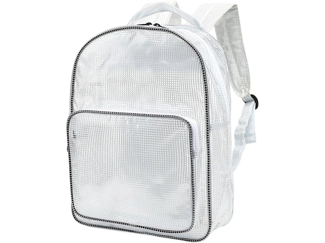 Mochila transparente, bolsa antiestática de grande capacidade para ferramentas, mochila transparente de PVC para