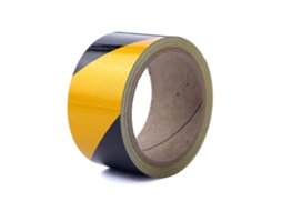 Fita Refletiva 5Cm X 10M Preta/Amarela VELLEMAN
