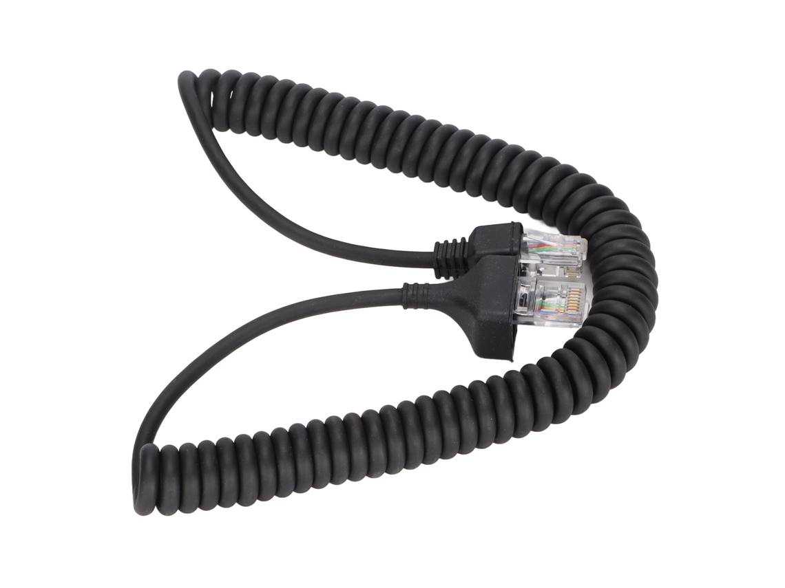 Mali cabo de Microfone de 8 Pinos para Kenwood Tk 868g Tk 768g Tk 862g com Design de Anel Magnético e Material Abs