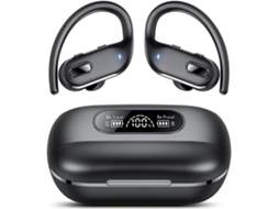 Fones De Ouvido Sem Fio Bluetooth Para Esportes, Bluetooth 5 3, Som Estéreo 3d Hifi, Com Ganchos De Orelha, 80 Horas De