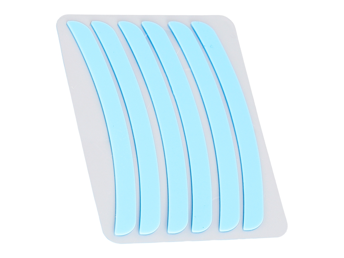 Varinhas De Permanente De Cílios De Silicone (reutilizáveis, Azul Macio) Eoocoo