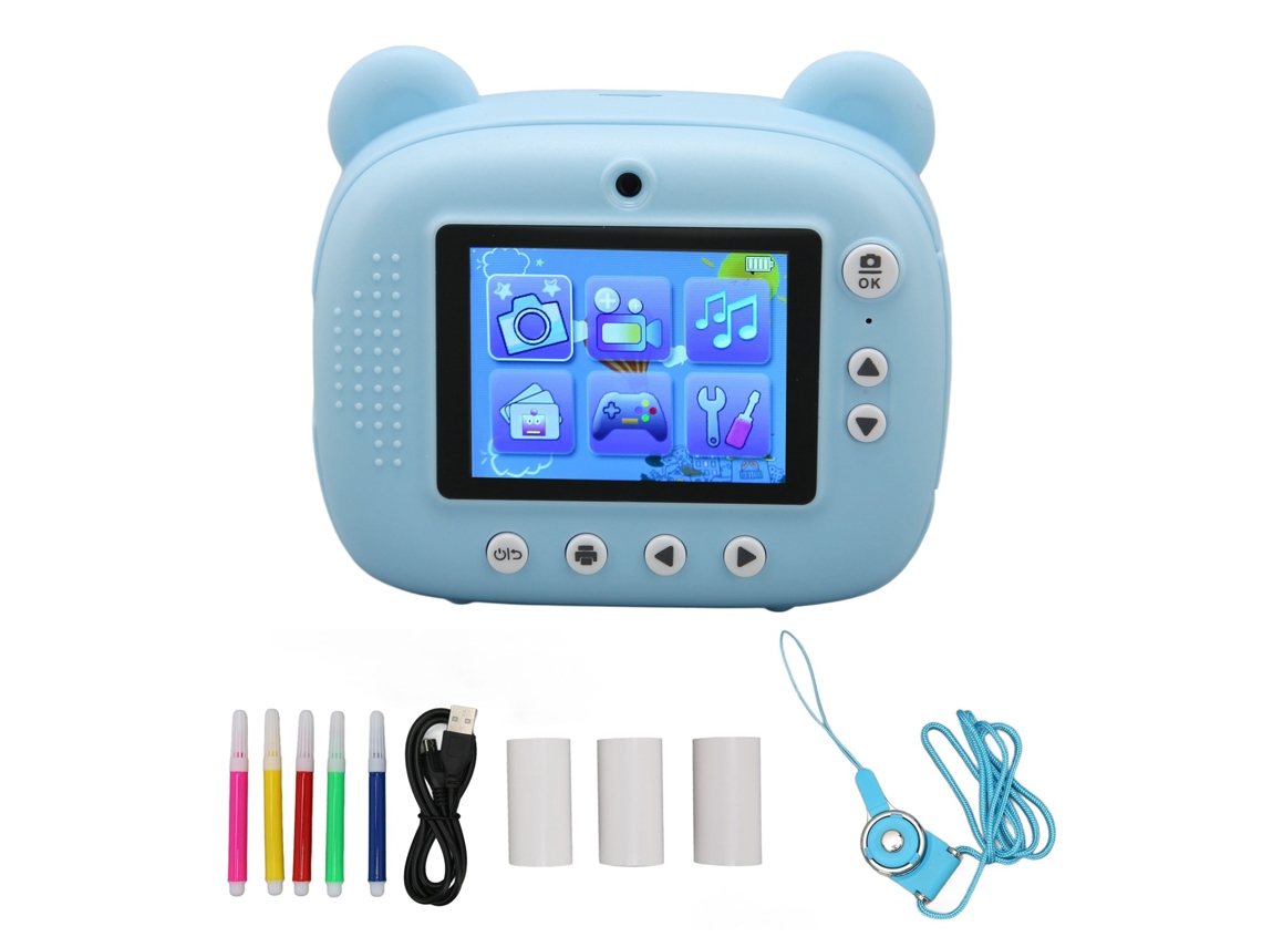 Câmera Para Crianças 24mp Câmera Dual Autofoco Tela Hd 2.4 Polegadas Presente Para Meninos E Meninas