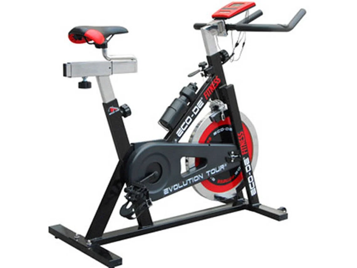 Bicicleta de Spinning ECO-DE ECO-815 (115x49x115 cm - Vermelho - Aço - Volante: 20 Kg)